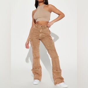 Fashion Nova Camden Cargo Utility Jeans